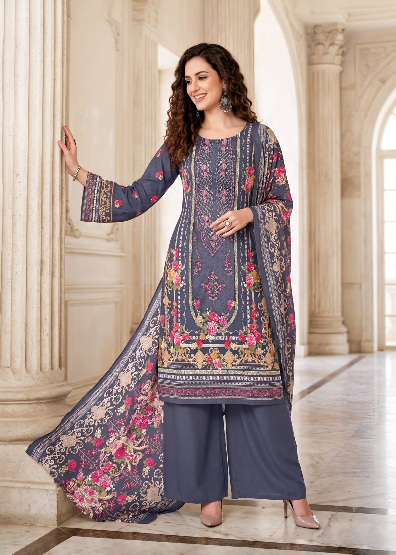 Needle Wonder By Kavya Kala Soft Cotton Dress Material 